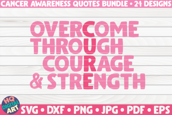 C.U.R.E. SVG Cancer Awareness Quote Review