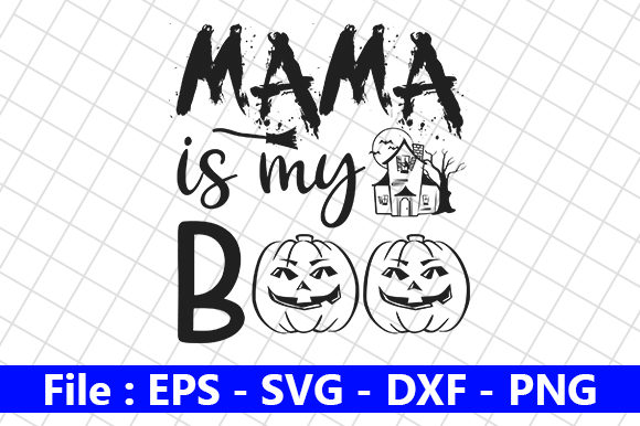 Halloween Quote Design, Mama is My Boo Review