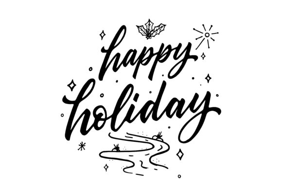 Happy Holiday Quote Embroidery Review