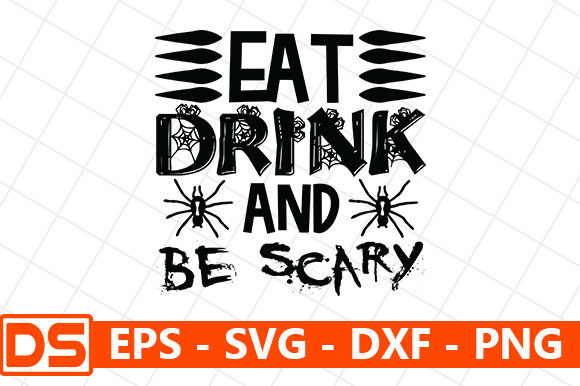 Reviewing Halloween Quote Design, Eat Drink for Real Projects