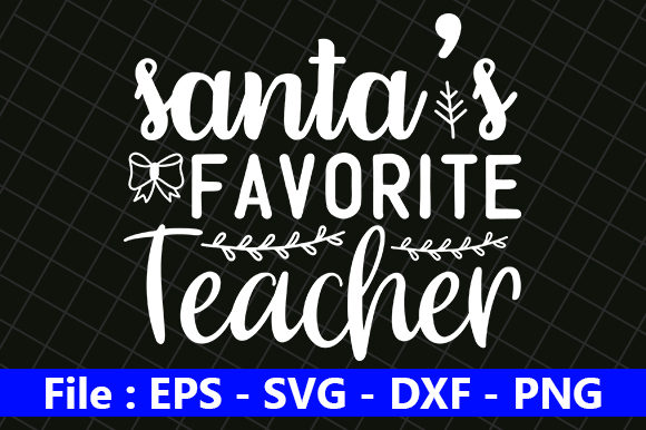 Santa's Favorite Teacher Embroidery Review