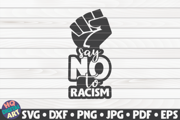 Say No to Racism BLM Quote Embroidery Review